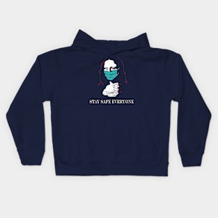 Stay Safe Everyone Kids Hoodie